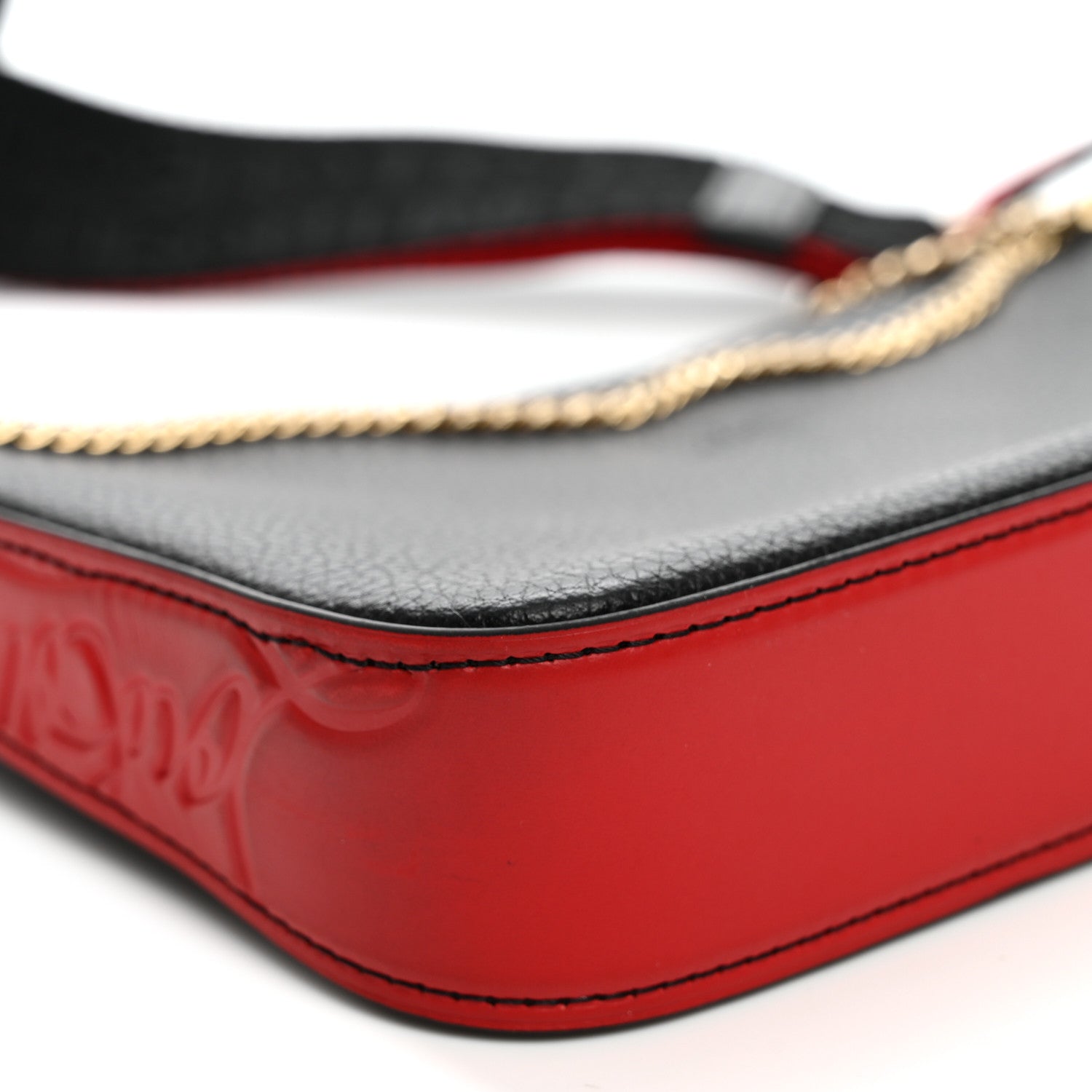 Christian Louboutin Toile Monogram Loubila Chain Hybrid Crossbody Black Black 8 of 10