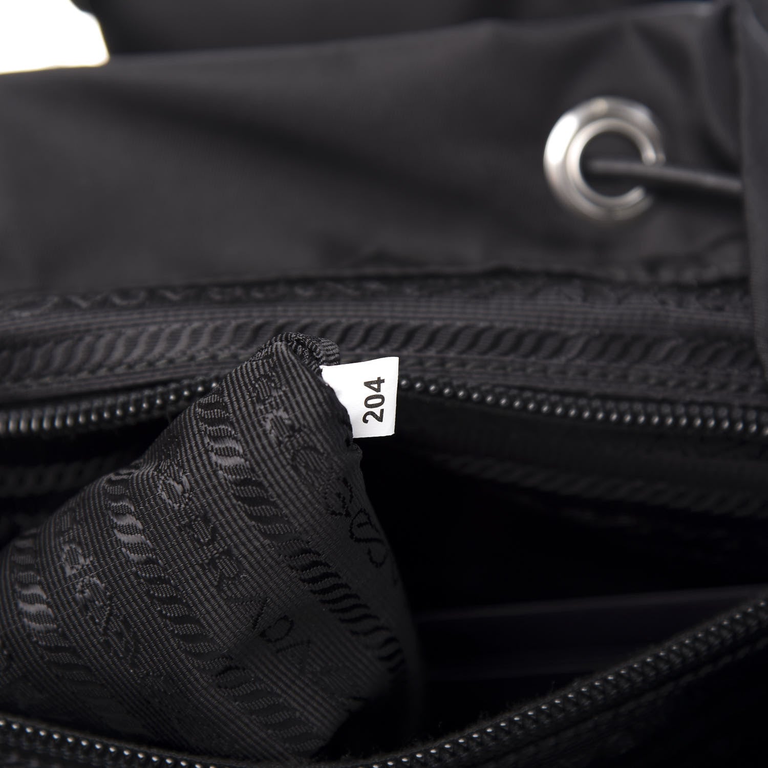 Prada Tessuto Nylon Vela Small Backpack Black 8 of 9
