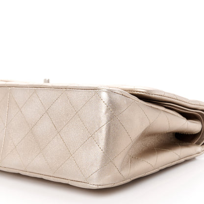 Chanel Metallic Lambskin Quilted Jumbo Double Flap Gold 11 of 11