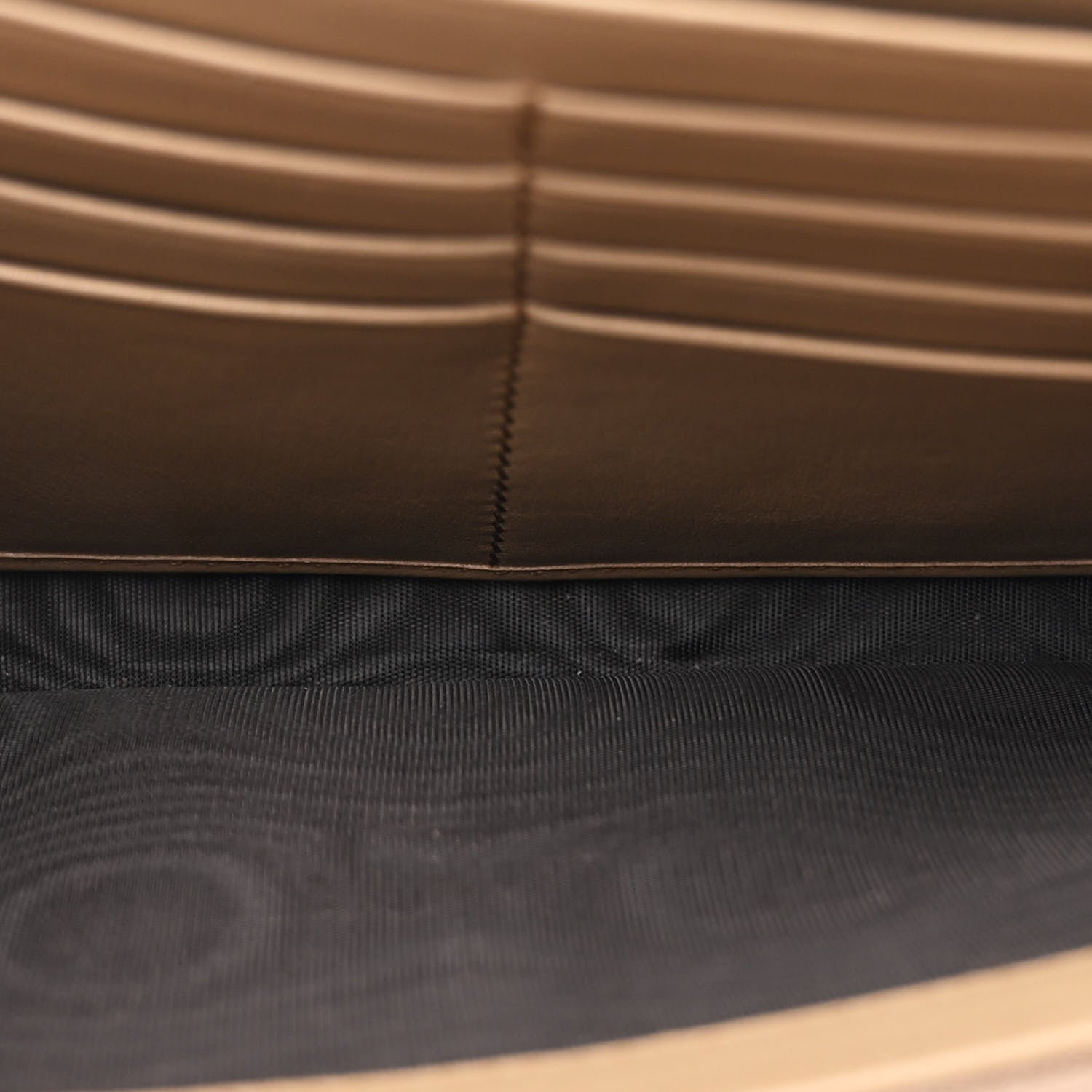 Gucci Velvet Matelasse GG Marmont Chain Wallet Taupe 5 of 15