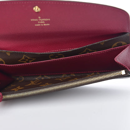 Louis Vuitton Monogram Emilie Wallet Fuchsia 5 of 11