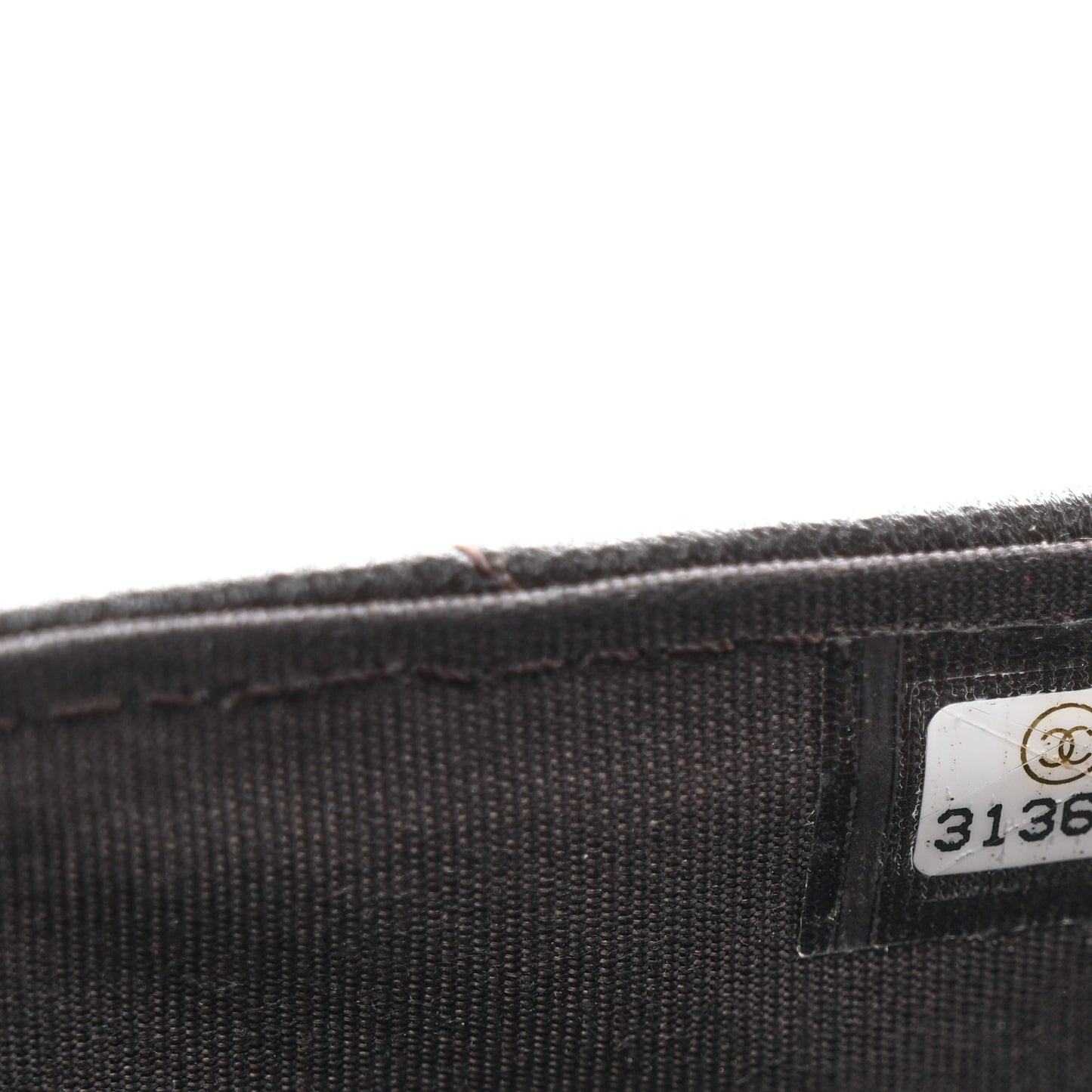 Goatskin Quilted Chanel 19 Glasses Case With Chain Brown
