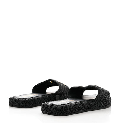 Chanel Cord Braided CC Mules 41 Black 4 of 11