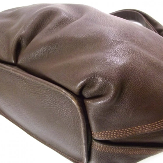 Leather Hobo Burgundy