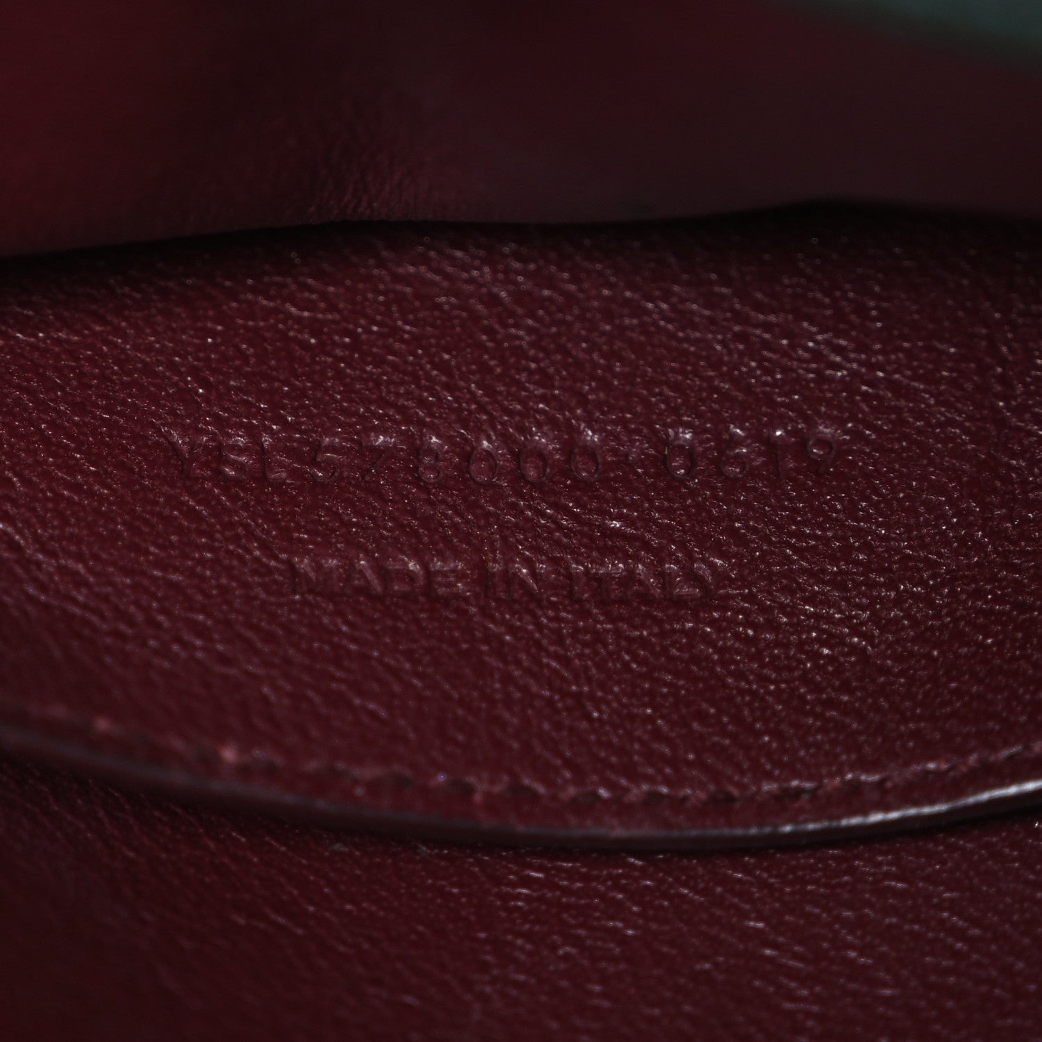 Saint Laurent Grain de Poudre Medium Classic Monogram Cassandra Top Handle Dark Green 6 of 11