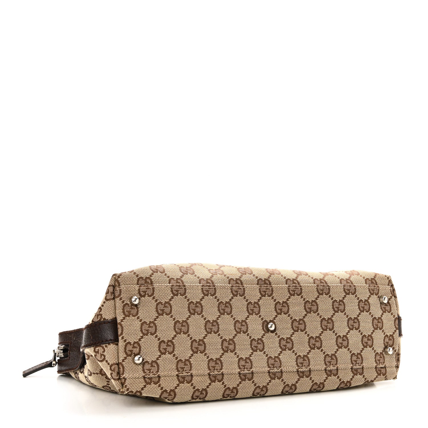 Gucci GG Monogram Web Pop Tote Brown 4 of 10
