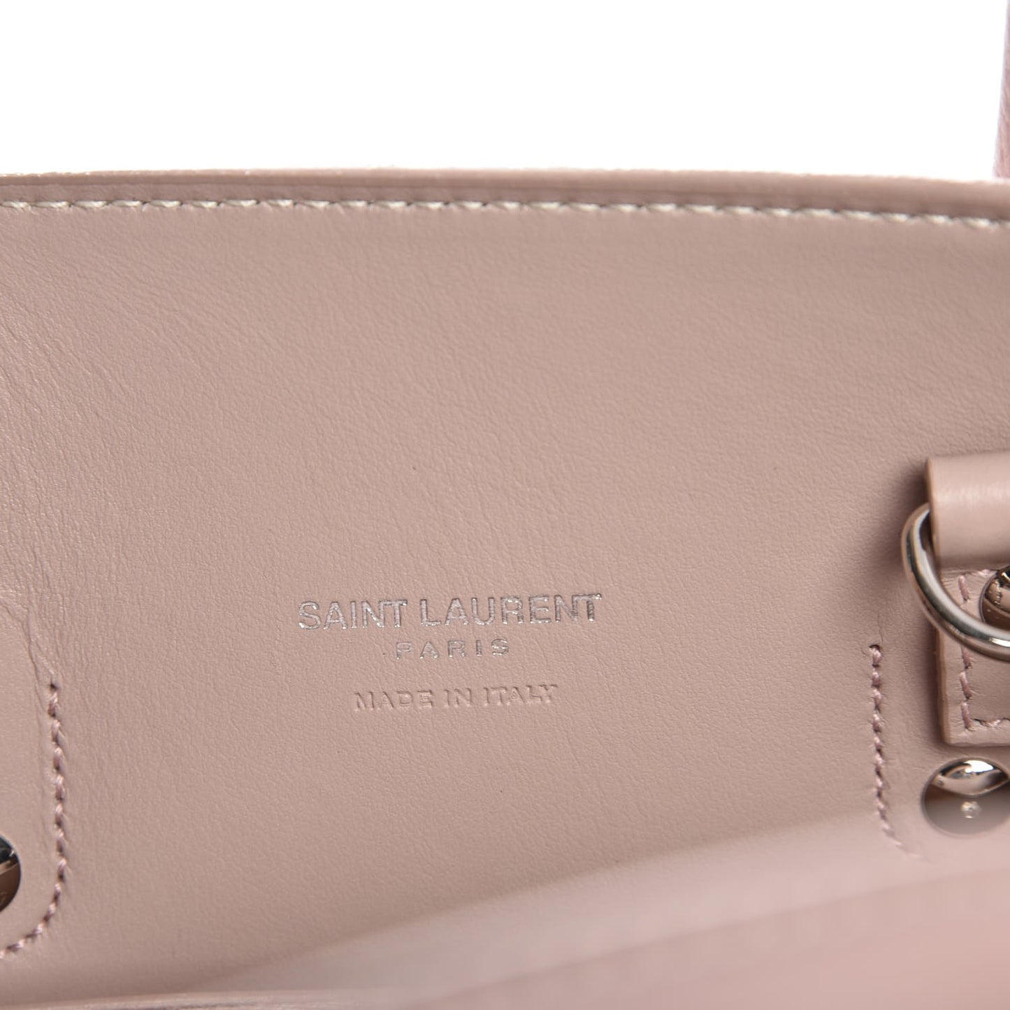 Grained Calfskin Baby Sac De Jour Antique Rose