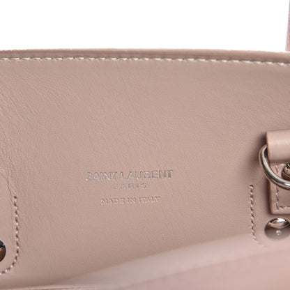 Saint Laurent Grained Calfskin Baby Sac De Jour Antique Rose 7 of 7