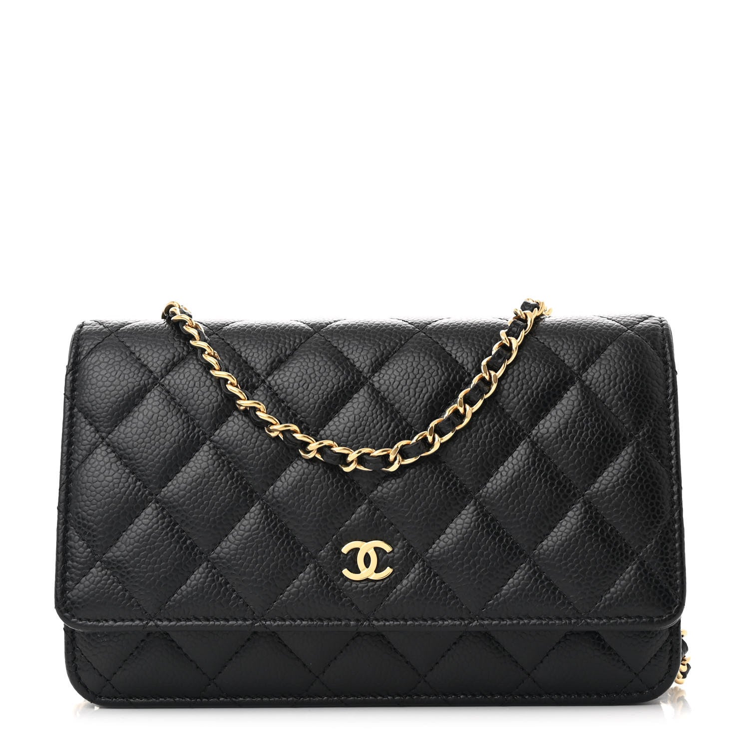 Chanel Caviar Quilted Wallet on Chain WOC Black 1 of 11