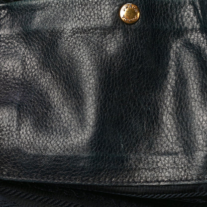 Prada Vitello Daino Shopping Tote Blue 15 of 19