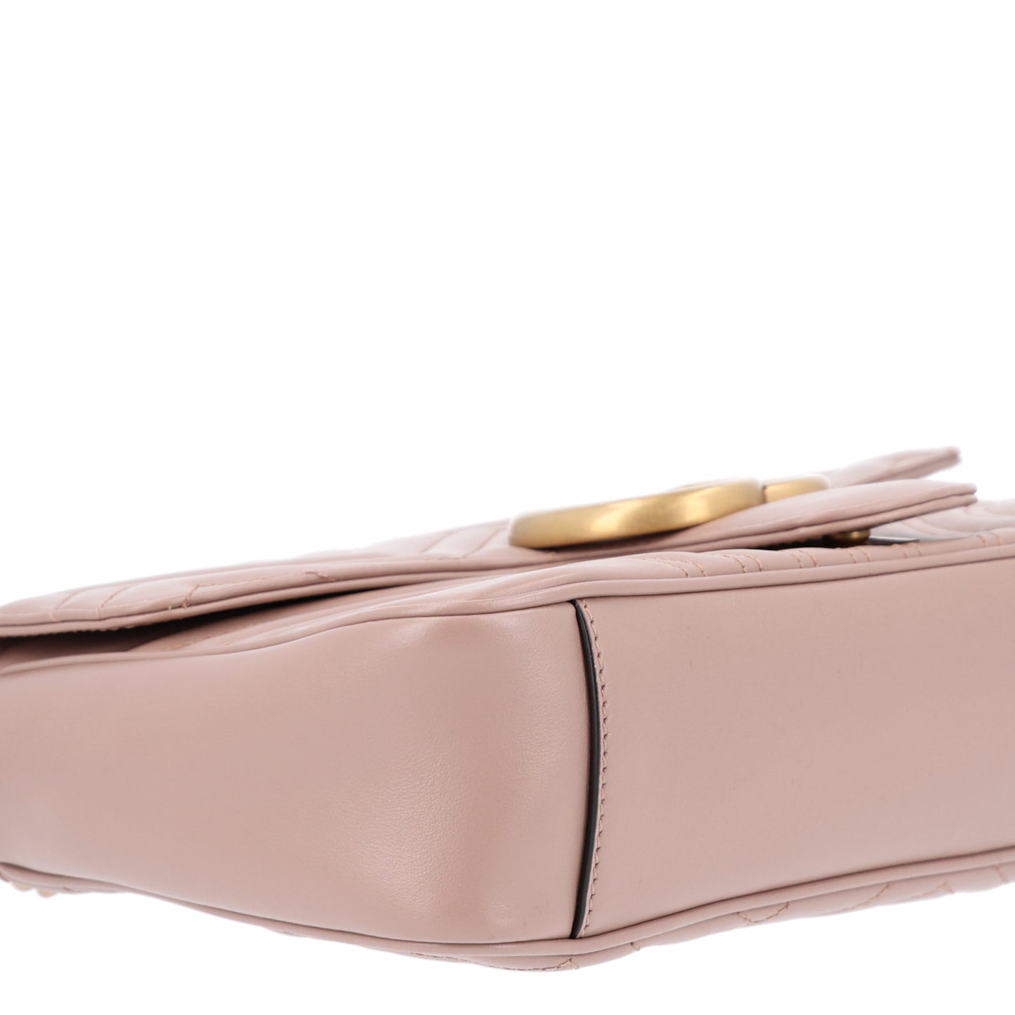 Calfskin Matelasse Medium GG Marmont Shoulder Bag Porcelain Rose
