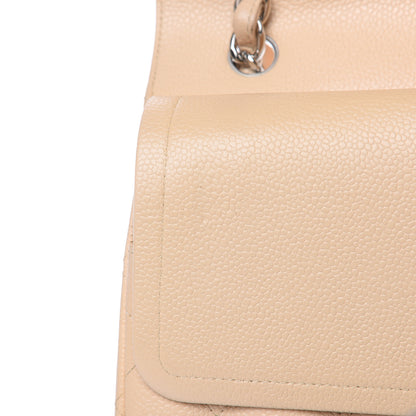 Chanel Caviar Quilted Jumbo Double Flap Beige Clair 11 of 12
