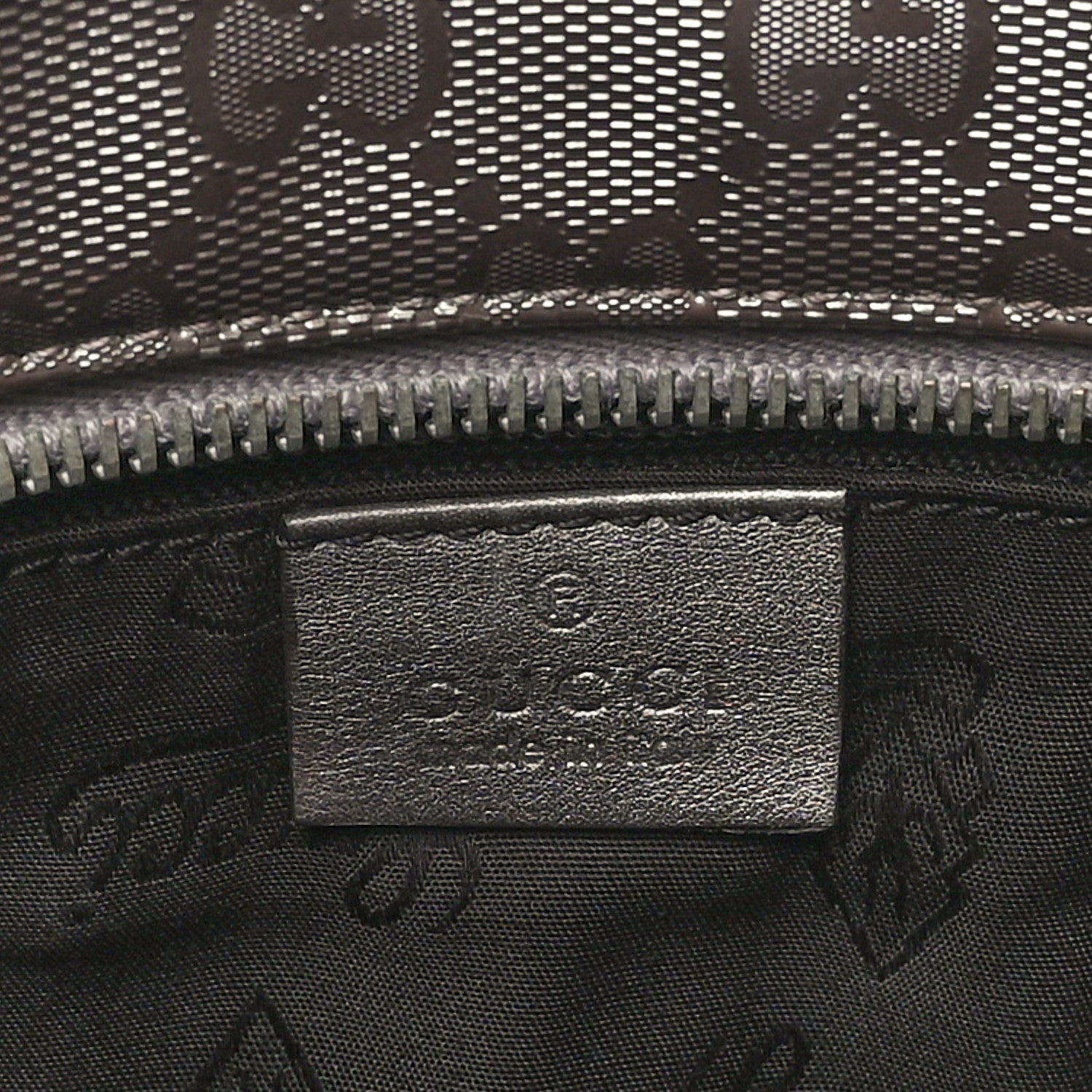 Gucci Imprime Monogram Medium Zippered Shopping Tote Mauve 6 of 9