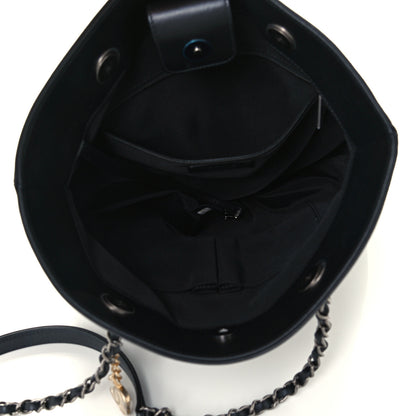 Chanel Calfskin Chain 20s Signature Tote Black 5 of 10