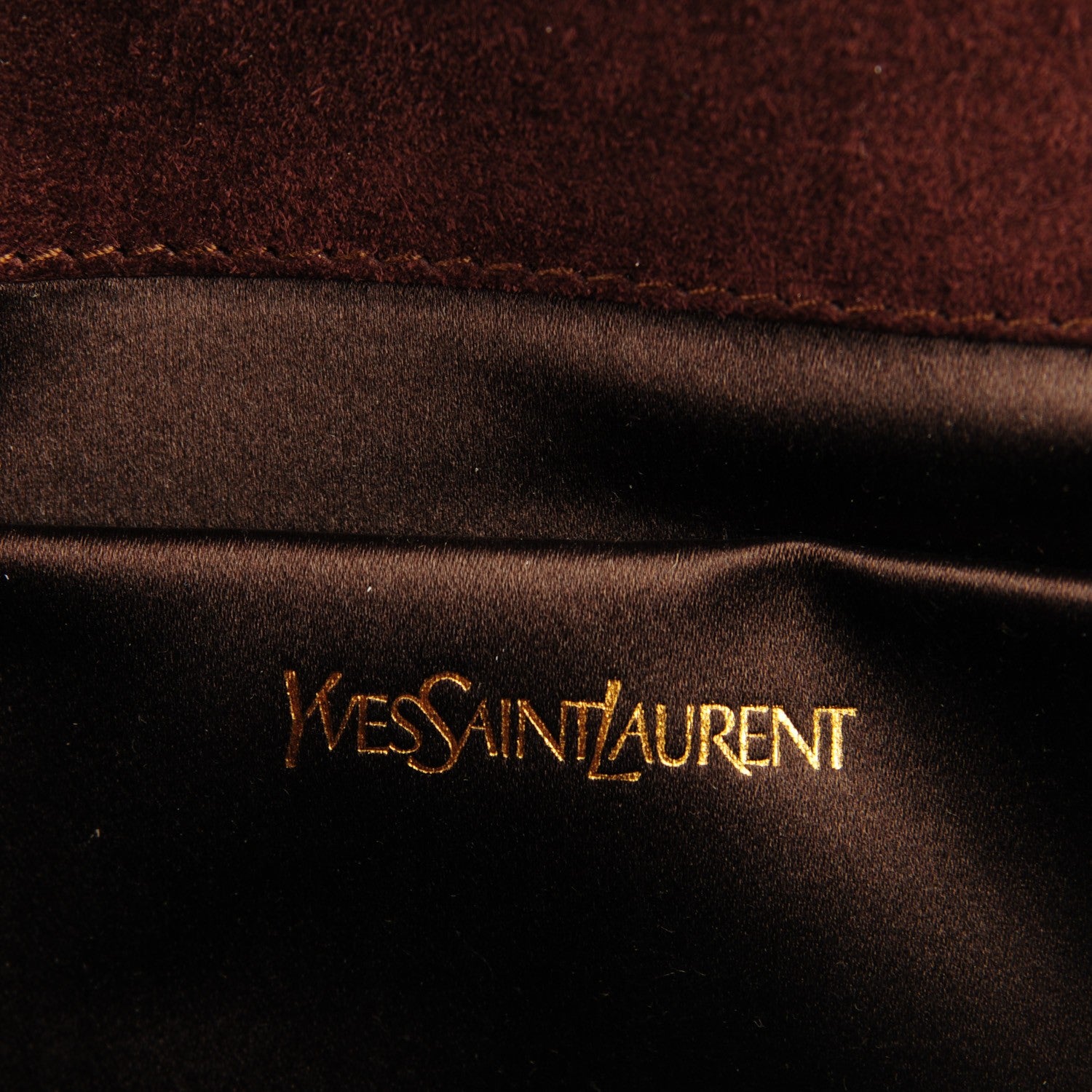 Saint Laurent Patent Large Belle De Jour Clutch Bronze 5 of 7