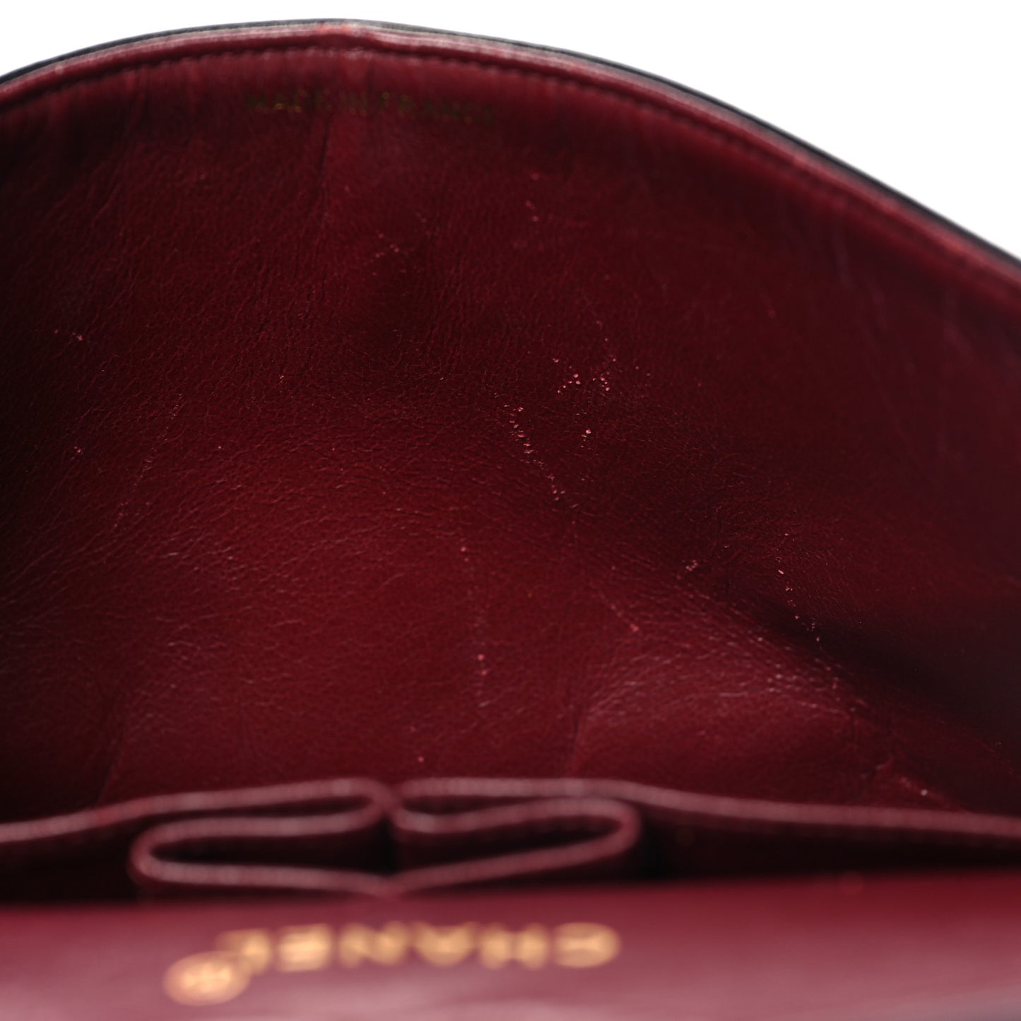 Lambskin Quilted Small Double Flap Black