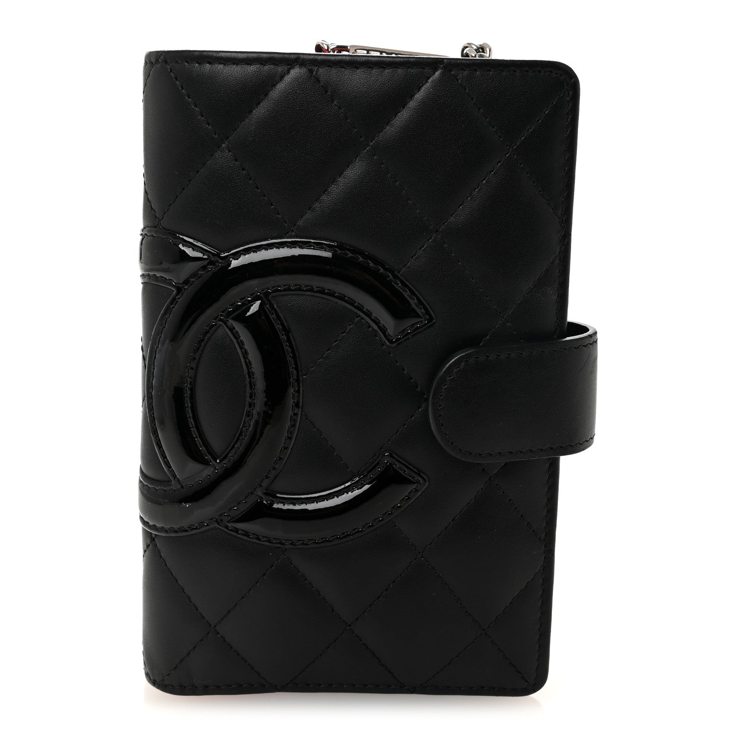 Chanel Calfskin Cambon Zipped Pocket Wallet Black 1 of 9