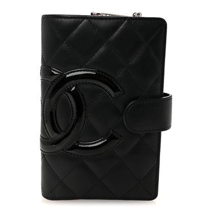 Chanel Calfskin Cambon Zipped Pocket Wallet Black 1 of 9