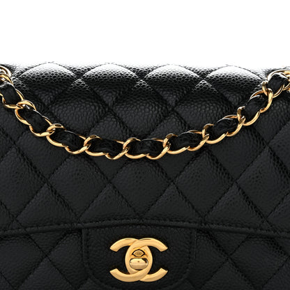 Chanel Caviar Quilted Small Double Flap Black 8 of 11