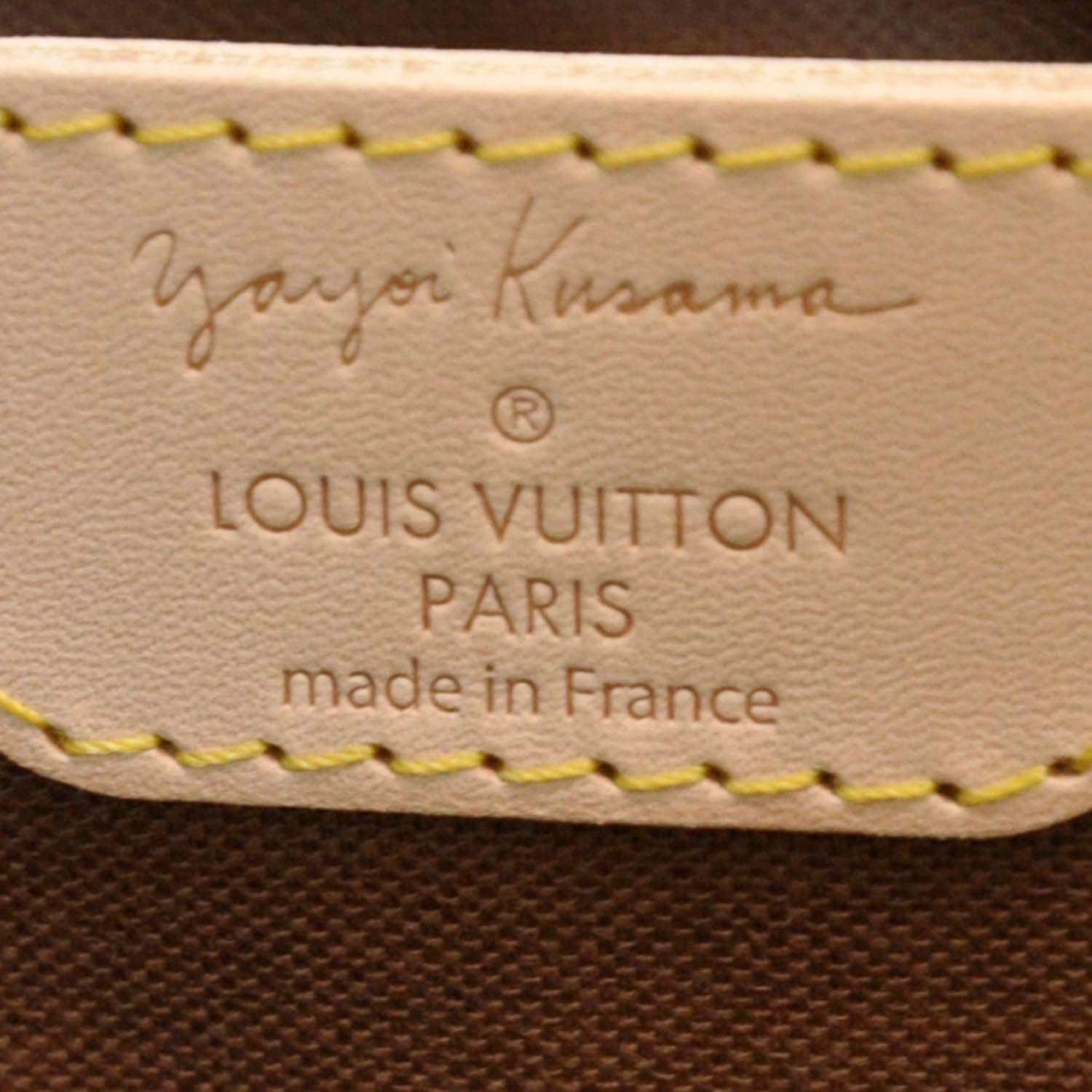 Louis Vuitton Monogram Kusama Town Speedy 30 White 9 of 12