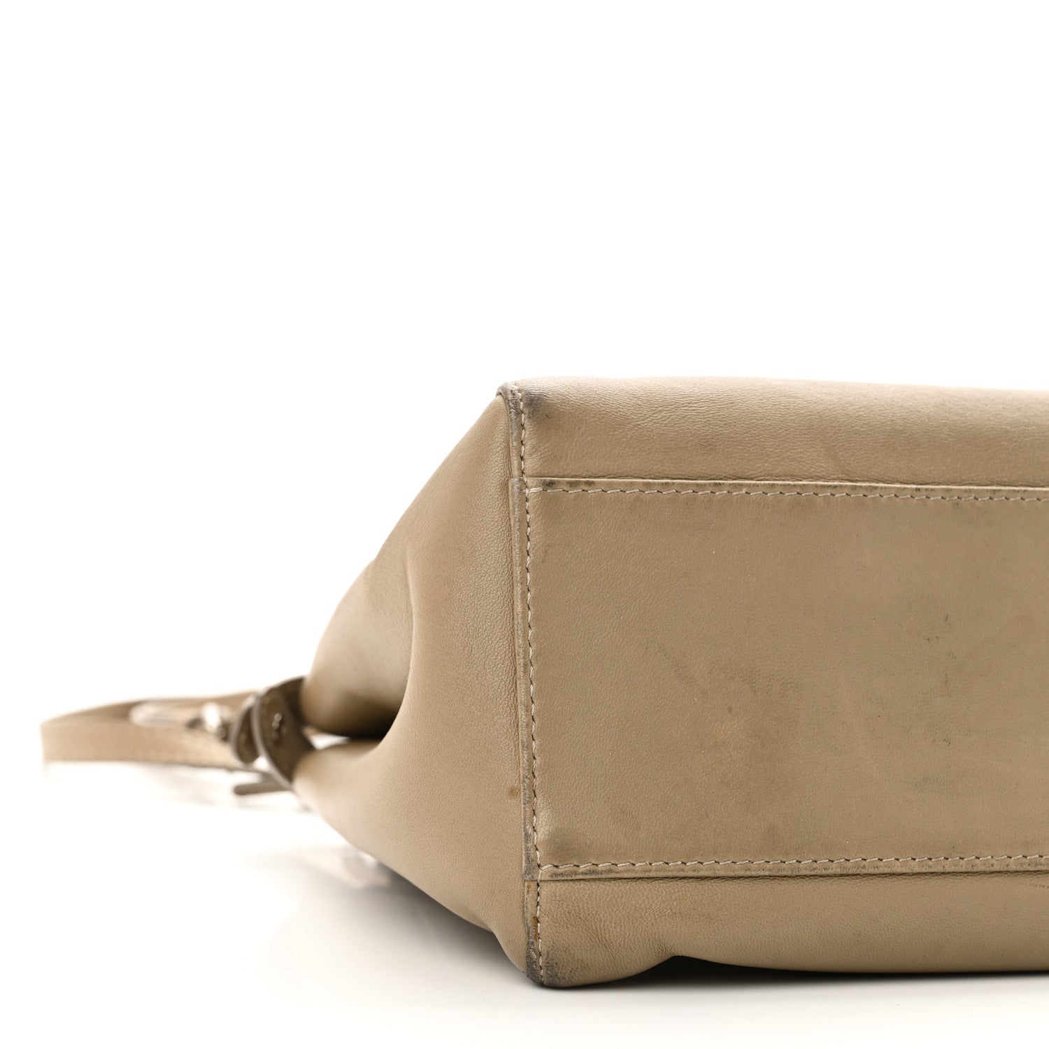 Fendi Nappa Mini Peekaboo Iconic Satchel Tortora 9 of 10