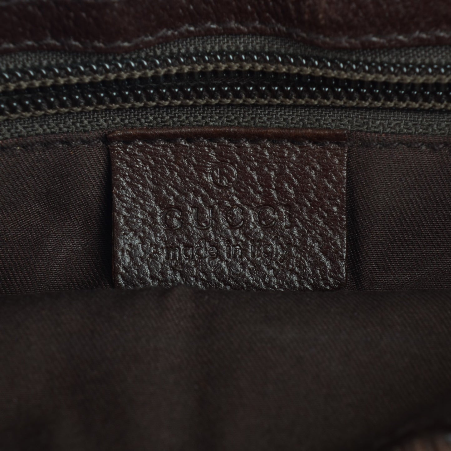 Monogram Flat Messenger Bag Dark Brown