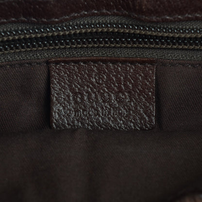 Gucci Monogram Flat Messenger Bag Dark Brown 6 of 7