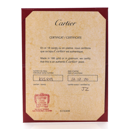 Cartier 18K Pink Gold Diamond .21ct C De Pendant Necklace 6 of 6