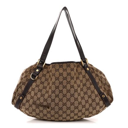 Gucci Monogram Medium Abbey Shoulder Bag Dark Brown 1 of 22