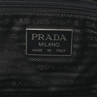 Prada Tessuto Nylon Saffiano Duffle Black 5 of 10