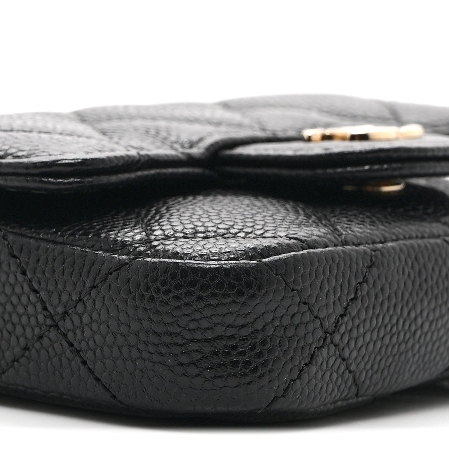 Chanel Caviar Quilted Mini Chain Belt Bag Black 10 of 11