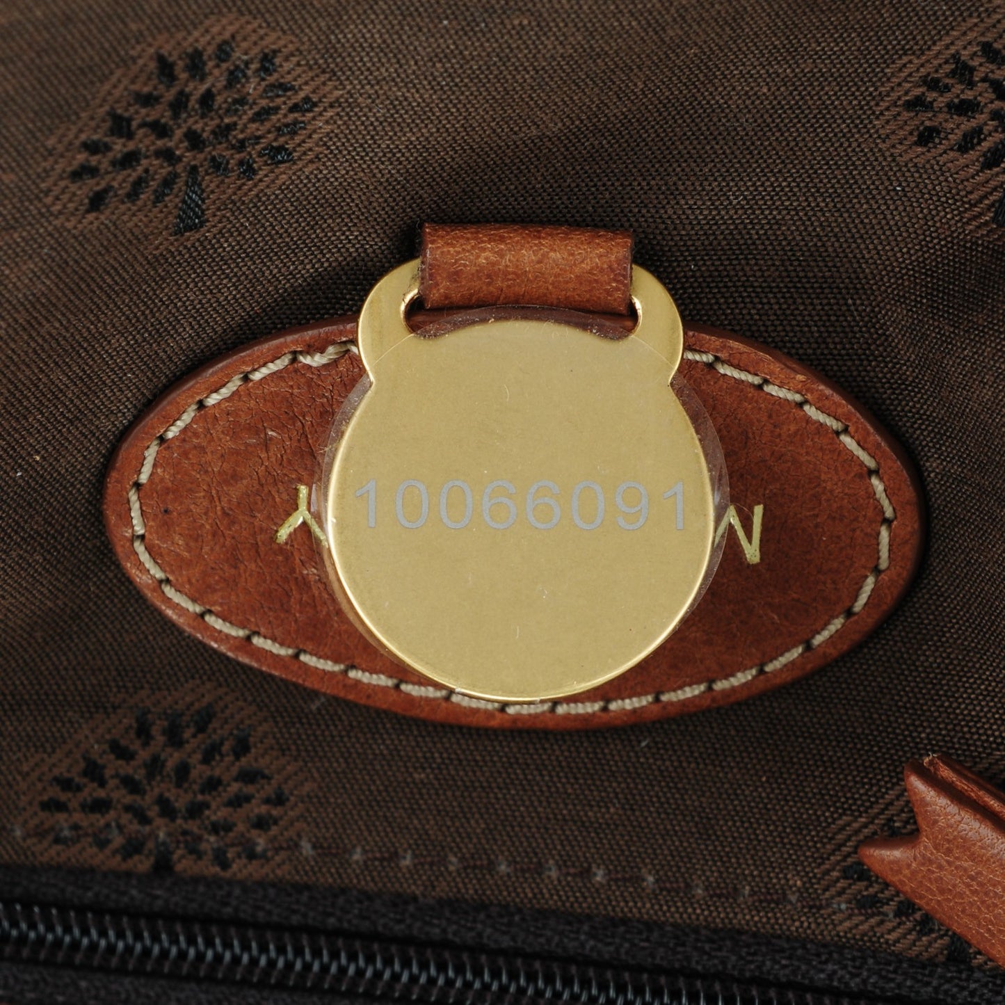 Natural Calfskin Small Lily Flap Oak