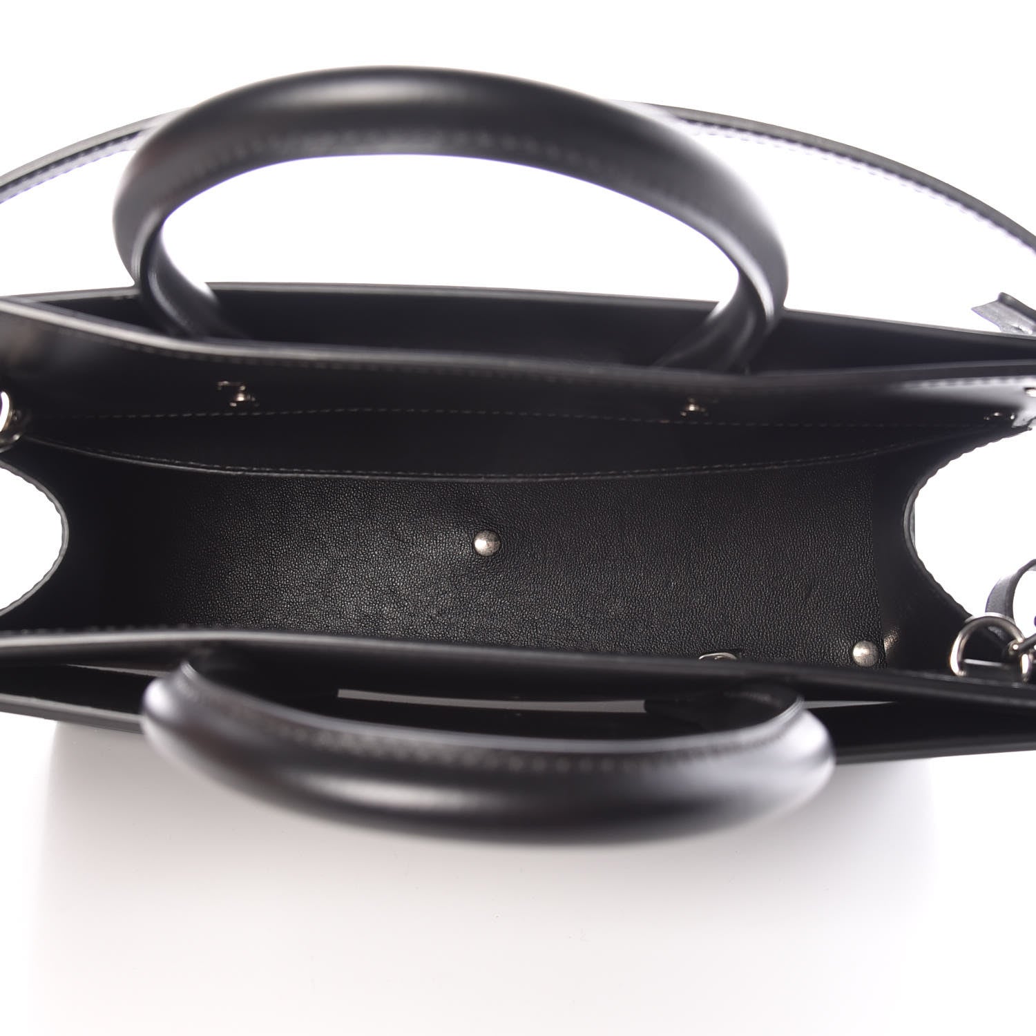 Givenchy Smooth Calfskin Small Horizon Satchel Black 10 of 11