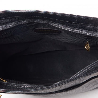 Chanel Caviar CC Shoulder Bag Black 7 of 8