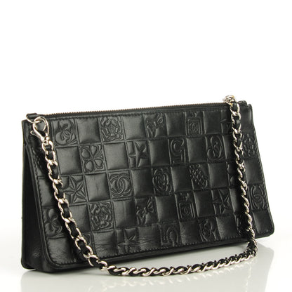 Chanel Lambskin Precious Symbols Pochette Black 3 of 7