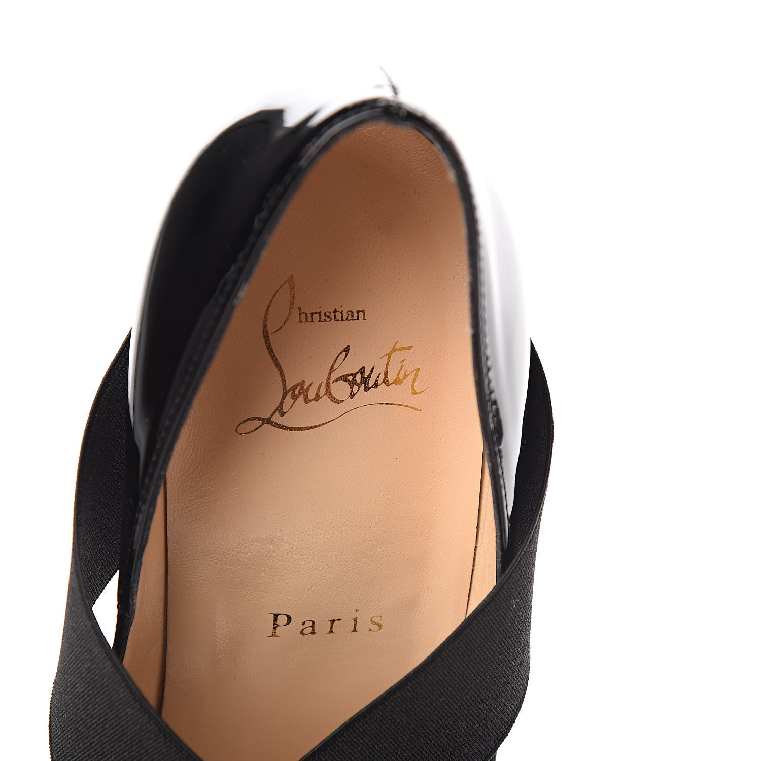 Christian Louboutin Patent Sharpstagram 100 Pumps 38.5 Black 8 of 10