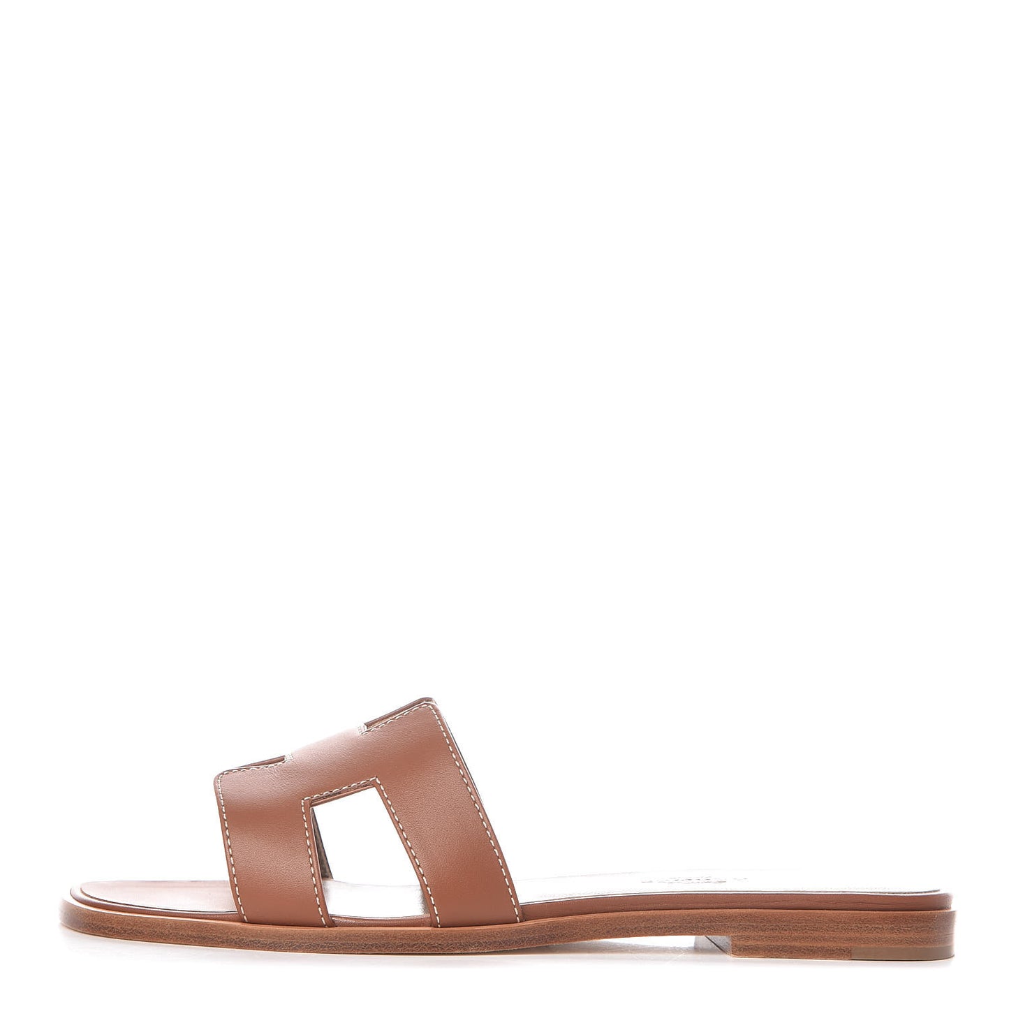 Box Calfskin Oran Sandals 36.5 Gold