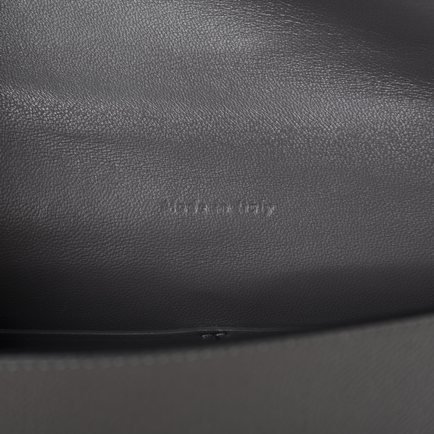 Celine Grained Calfskin Compact Trotteur Grey 10 of 11