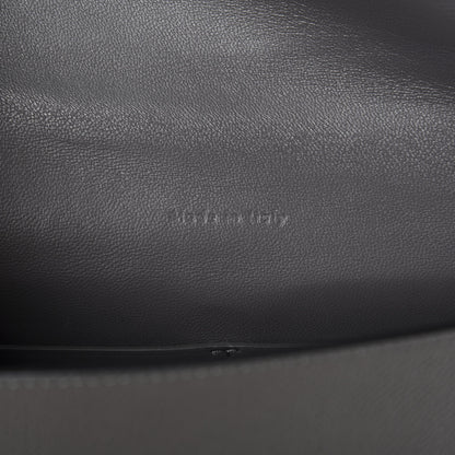 Celine Grained Calfskin Compact Trotteur Grey 10 of 11