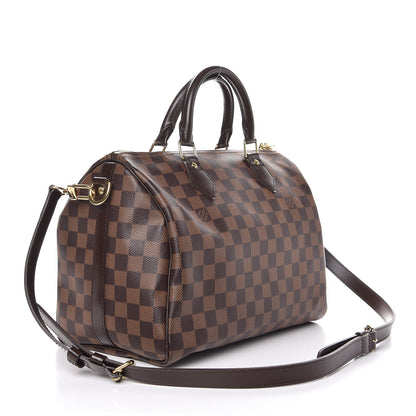 Louis Vuitton Damier Ebene Speedy Bandouliere 30 4 of 9