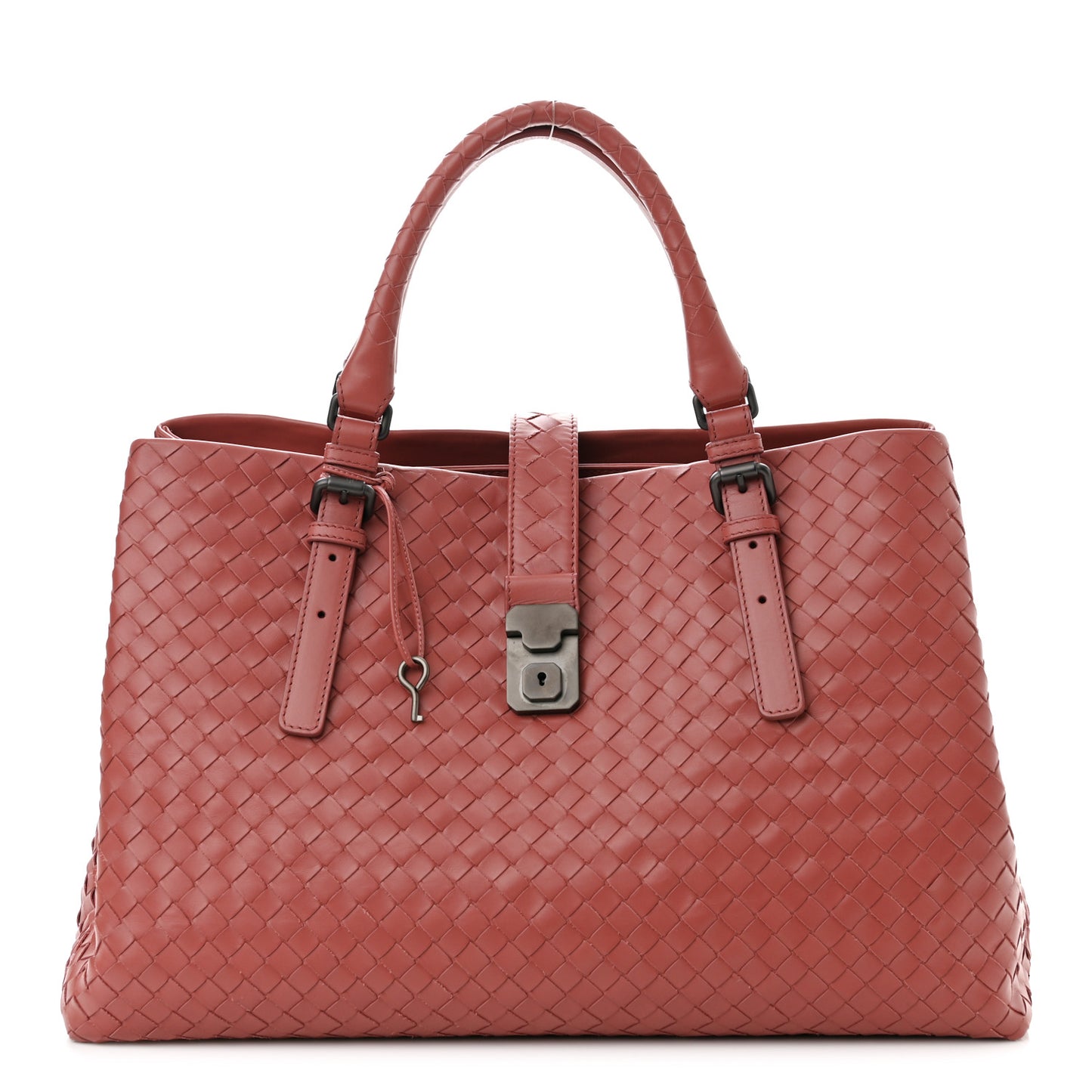 Light Calf Intrecciato Medium Roma Pompei