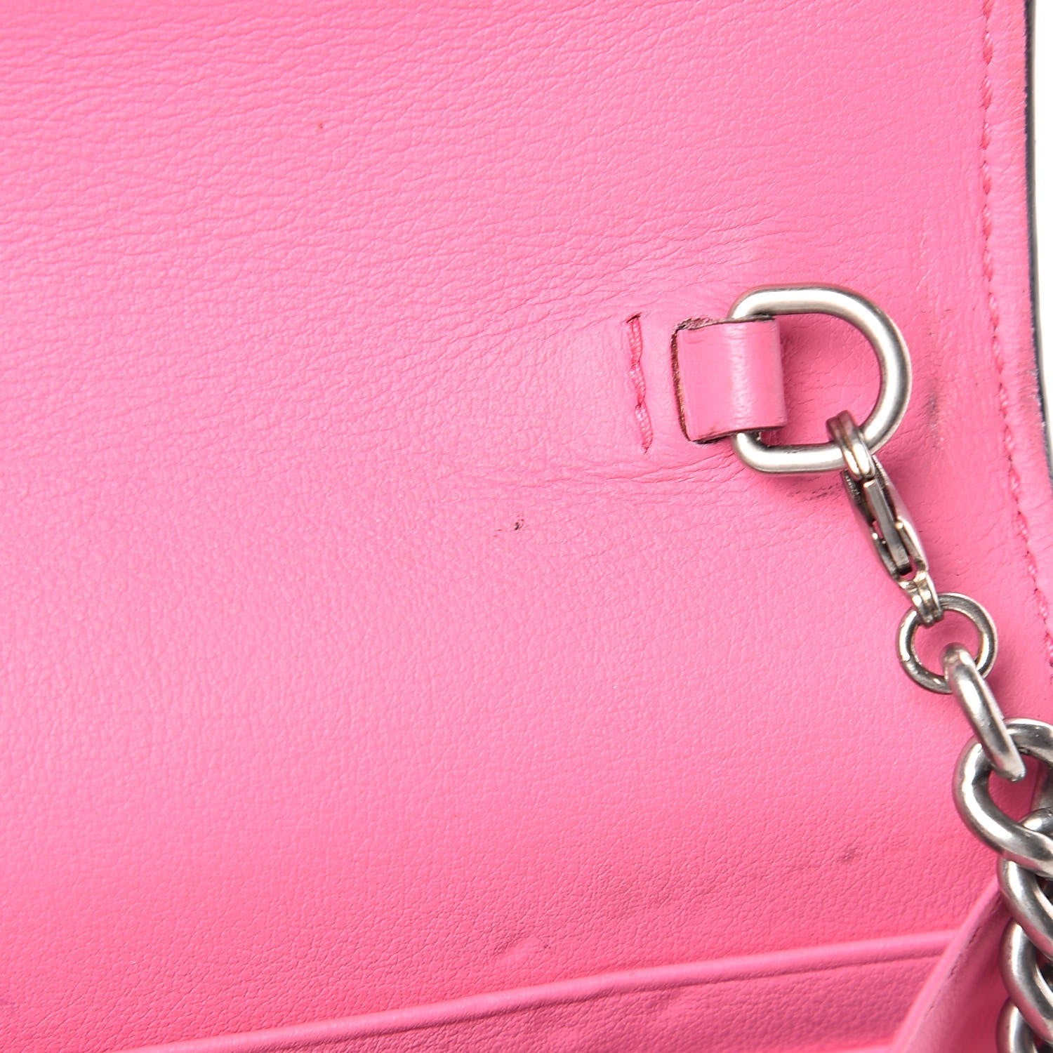 Gucci GG Supreme Monogram Mini Dionysus Chain Wallet Beige Pink 11 of 12