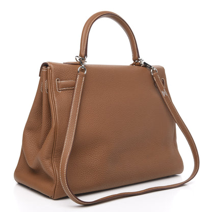 Hermes Togo Kelly Retourne 35 Gold 3 of 10