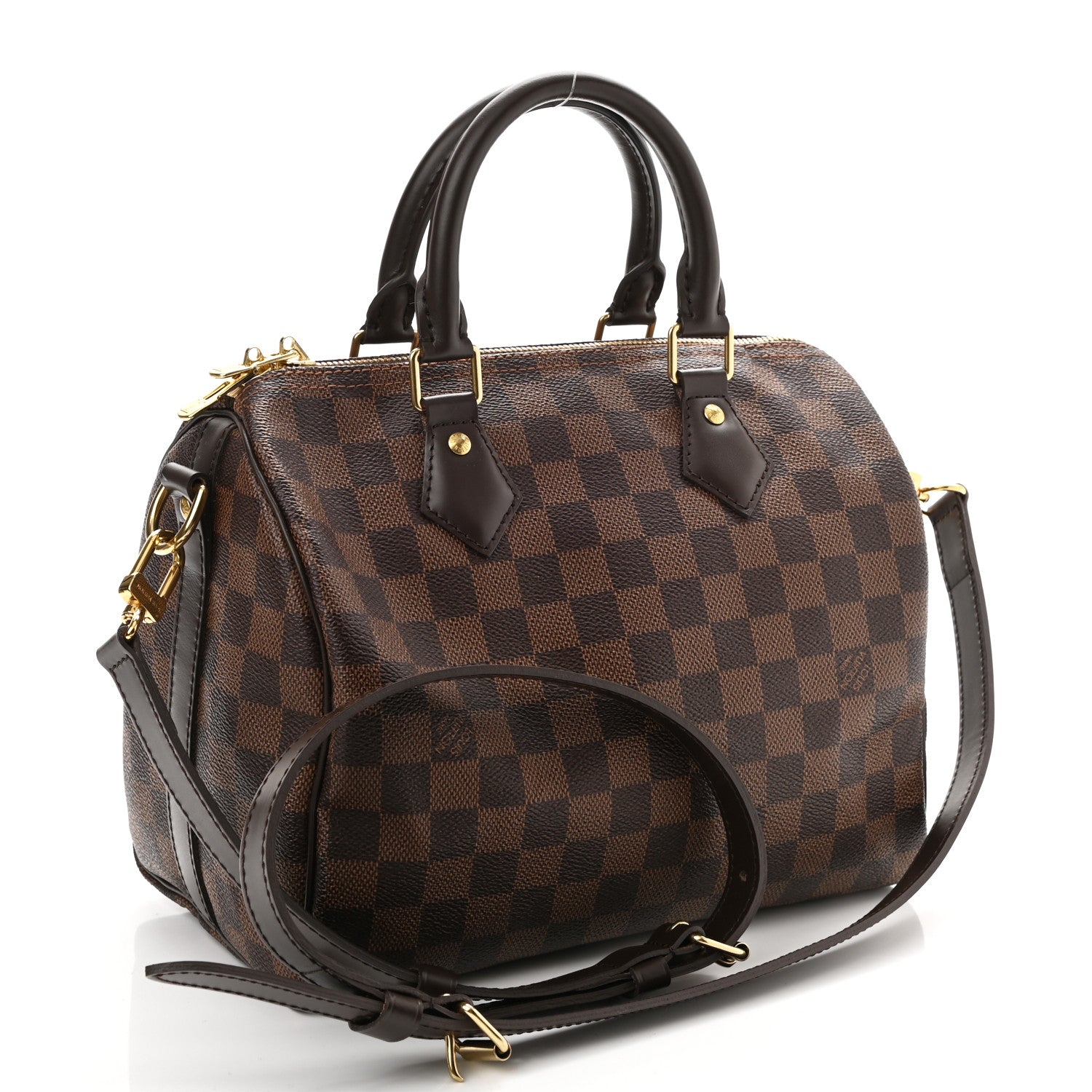 Louis Vuitton Damier Ebene Speedy Bandouliere 25 3 of 10