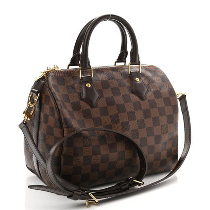 Louis Vuitton Damier Ebene Speedy Bandouliere 25 3 of 10
