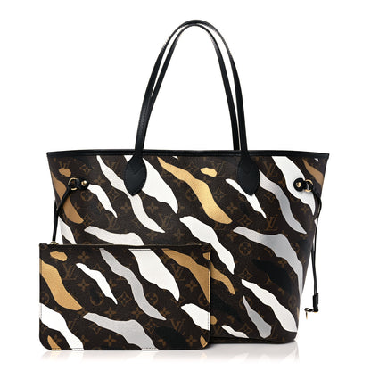 Louis Vuitton X LOL Monogram Neverfull MM Gold Silver 1 of 12