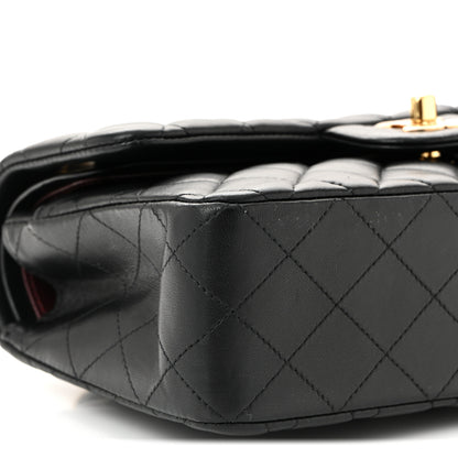 Chanel Lambskin Quilted Small Double Flap Black 9 of 10