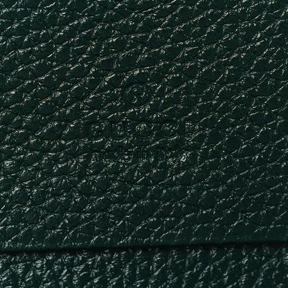 Gucci Grainy Calfskin Zumi Chain Card Case Wallet Vintage Green 5 of 10