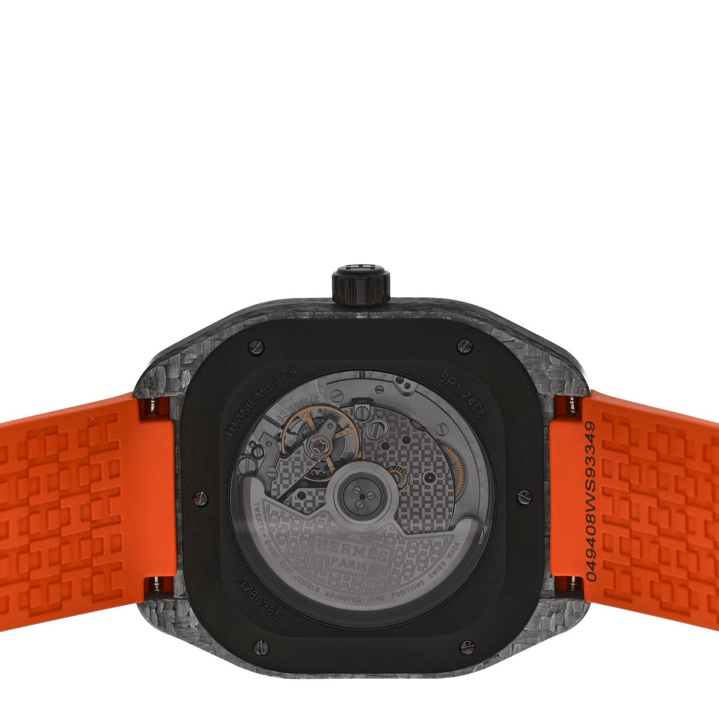 Glass Fiber Ceramic Rubber 39mm H08 Automatic Watch Orange