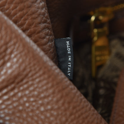 Prada Vitello Daino Tote Palissandro 8 of 12